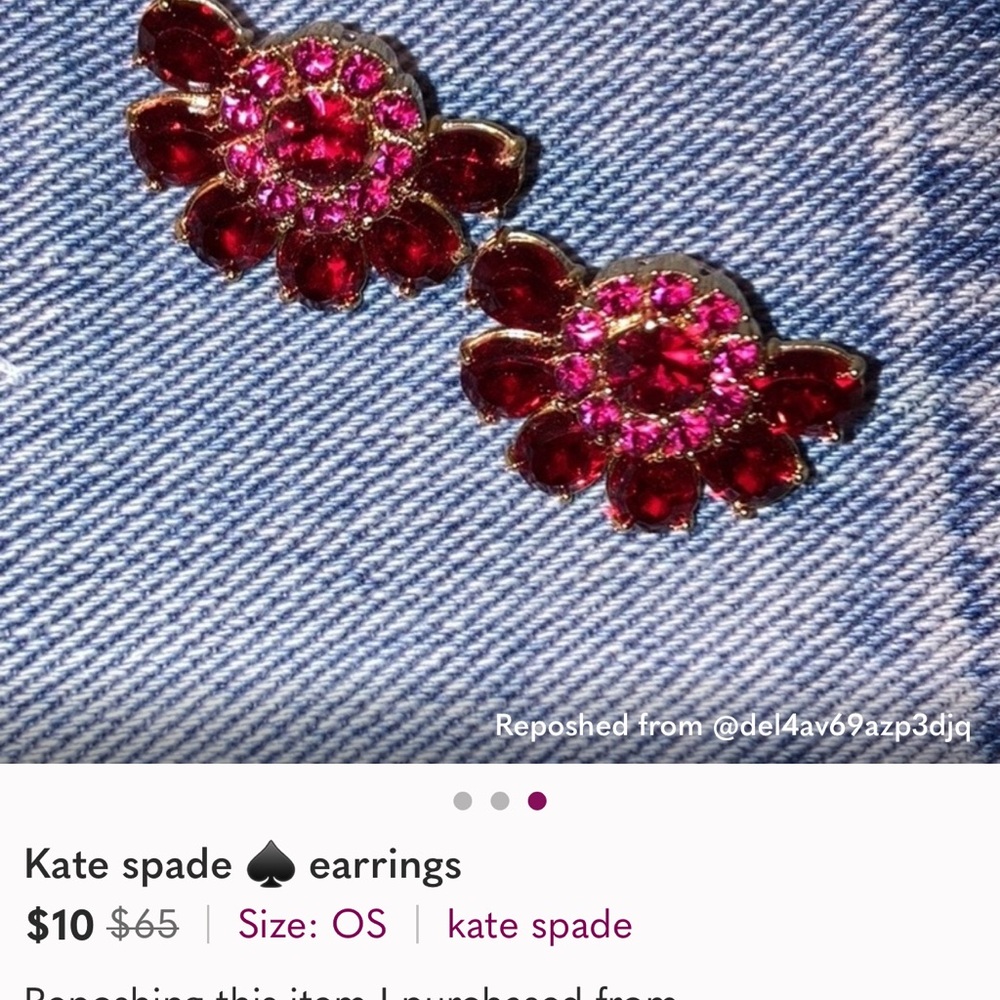 NWOT Kate spade ♠️ earrings
